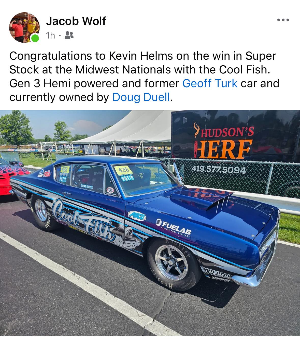 Big congratulations to Doug and Kevin!