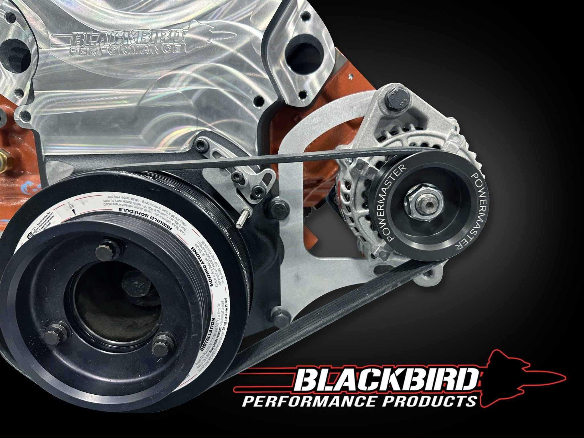 New Blackbird Performance Alternator Bracket Kits for Gen 3 Hemi Race / Swap Front Covers