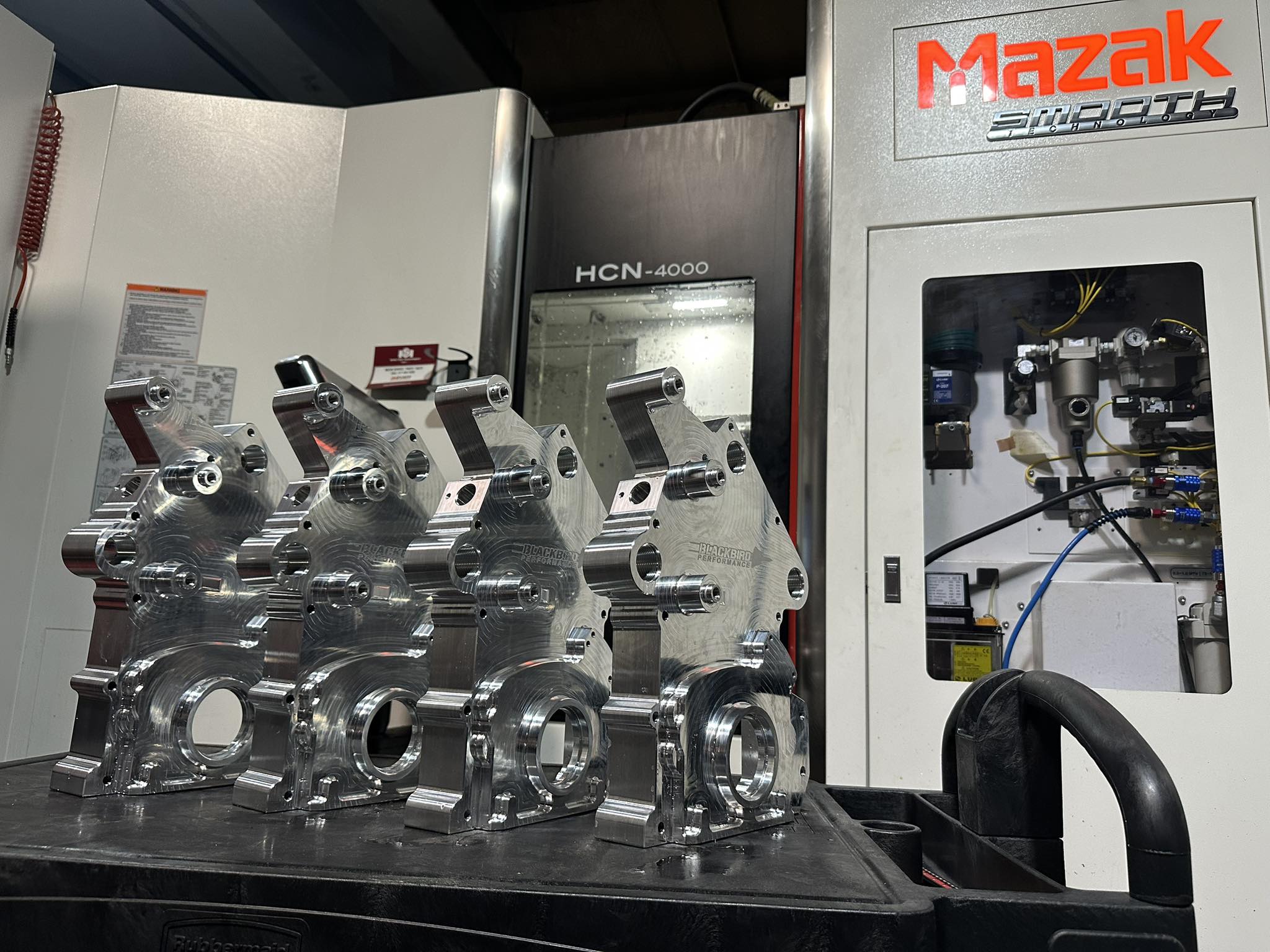 Machining Underway: Blackbird Billet Blower Drive Front Covers