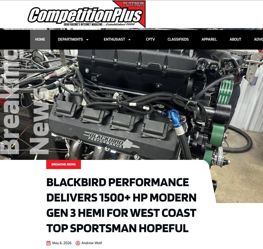 Built to Race, Built to Last: Competition Plus Highlights Blackbird’s 1,500+ HP Gen 3 Hemi