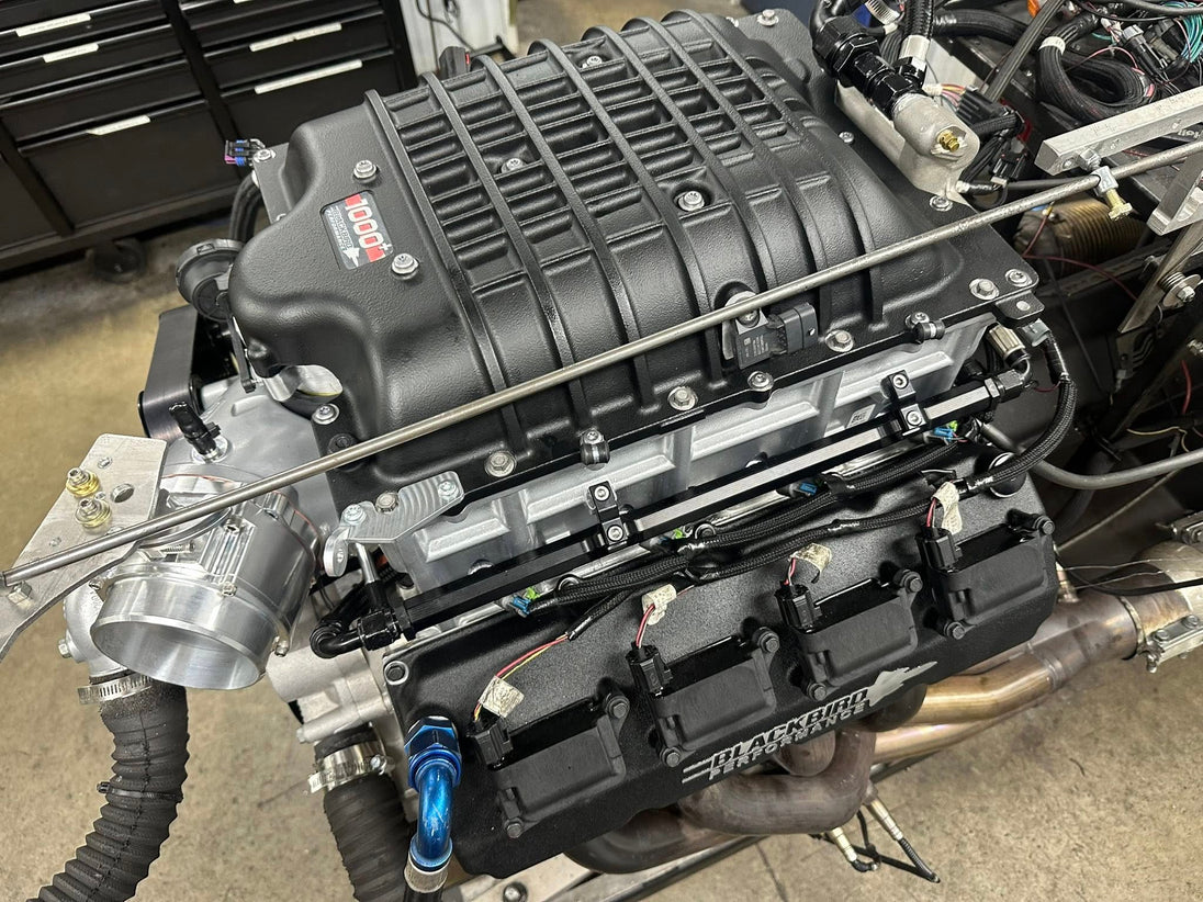 Black Racing Engine Blackbird Performance 1000+ HP Race Spec Engine